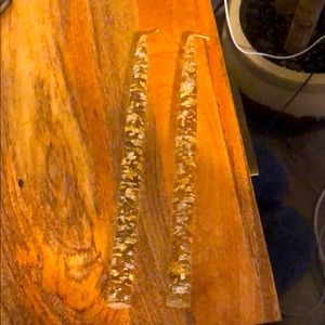 Vintage Flameless Gold & Silver fleck candle